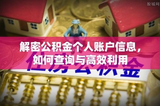 湟中解密公积金个人账户信息，如何查询与高效利用
