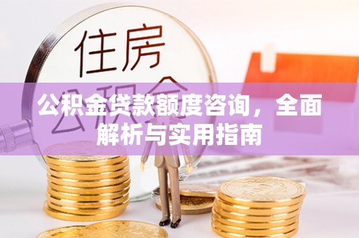 湟中公积金贷款额度咨询，全面解析与实用指南