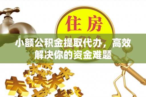 湟中小额公积金提取代办，高效解决你的资金难题
