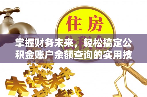 湟中掌握财务未来，轻松搞定公积金账户余额查询的实用技巧