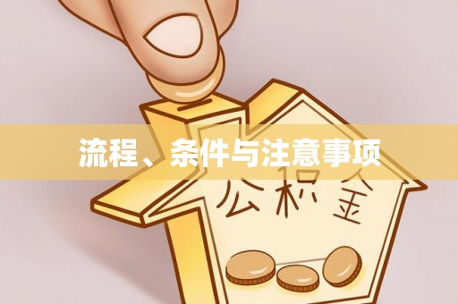 湟中流程、条件与注意事项